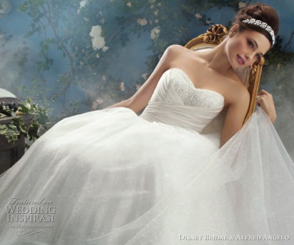 Fabuloase rochii de mireasa de la disney disney disney fairy tale de nunti de alfred angelo