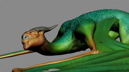 Crearea unui dragon de luare a dragonului, soohar - lecții pe graficele Photoshop 3d și fotografii