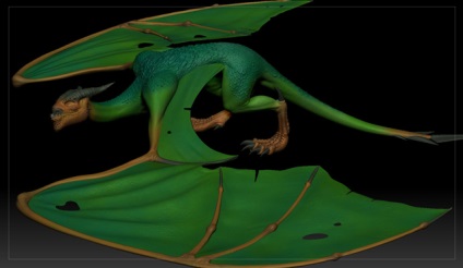 Crearea unui dragon de luare a dragonului, soohar - lecții pe graficele Photoshop 3d și fotografii