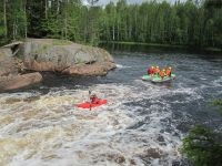 Rafting pe râul Uksunjoki (3 zile)