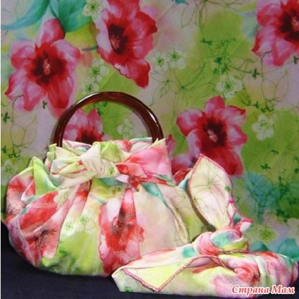 Furoshiki handbag - enciclopedie de clase de master - țara-mamă