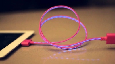 Cablu USB pentru iPhone cu iluminare din spate (cablu LED luminos, cablu, cablu de date pentru iphone 6