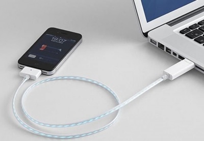 Cablu USB pentru iPhone cu iluminare din spate (cablu LED luminos, cablu, cablu de date pentru iphone 6