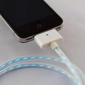 Cablu USB pentru iPhone cu iluminare din spate (cablu LED luminos, cablu, cablu de date pentru iphone 6