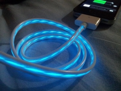 Cablu USB pentru iPhone cu iluminare din spate (cablu LED luminos, cablu, cablu de date pentru iphone 6