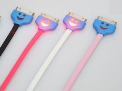 Cablu USB pentru iPhone cu iluminare din spate (cablu LED luminos, cablu, cablu de date pentru iphone 6