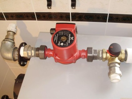 Instalarea unei pompe de circulație în sistemul de încălzire al unei case private și schema acesteia