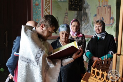 În catedrala Nașterii Domnului Hristos, a existat un ceremonial pentru morți în minele Kuzbass, ortodoxă Kuzbass