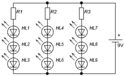 Jó és rossz áramkörök a LED bekapcsolásához - auto & amp; moto - rádió-bes - otthoni elektronika