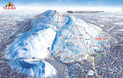 Ylläs - o stațiune de schi în Finlanda