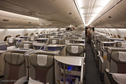 Clasa business pe emiratele airbus a380