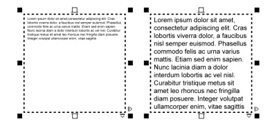 Coreldraw ajută, adăugând text simplu