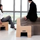 Sofa acordeon flexiblelove - transformator de mobilier specializat