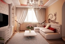 Designul camerei de cameră de interior, camerele în apartament și în casă, caracteristici reale, individuale