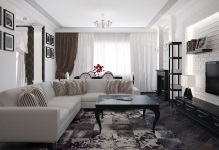 Designul camerei de cameră de interior, camerele în apartament și în casă, caracteristici reale, individuale