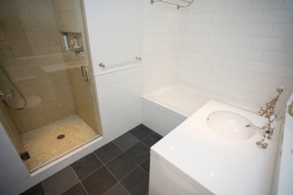 Fürdőszoba belső kialakítása kis méretű tippek, fotó