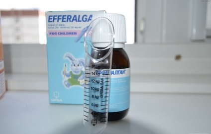 Efferalgan este un medicament pentru copii pentru temperatura copiilor