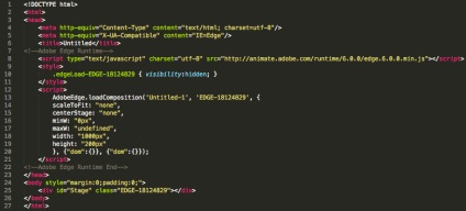Cod HTML, cod html5