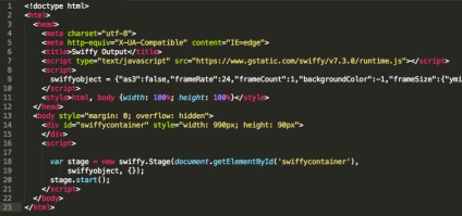 Cod HTML, cod html5