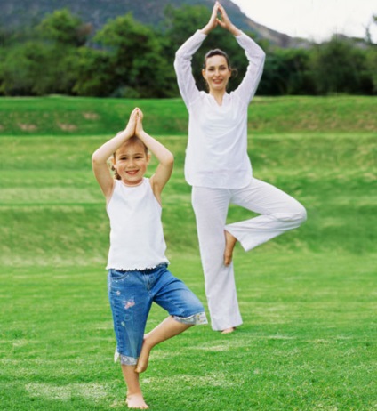 Yoga cu copii 12 exerciții