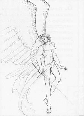 Cum să desenezi înger un înger, lecții bune