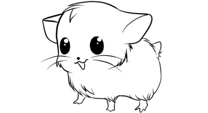 Cum de a desena un hamster drăguț, ❤lessdraw❤