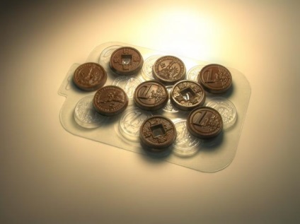 Cum sa faci monede de ciocolata