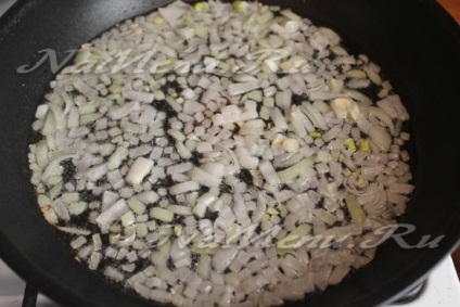 Hogyan főzni a sárgabarack gyöngyhagymával és sózott uborka, lépésről lépésre receptet
