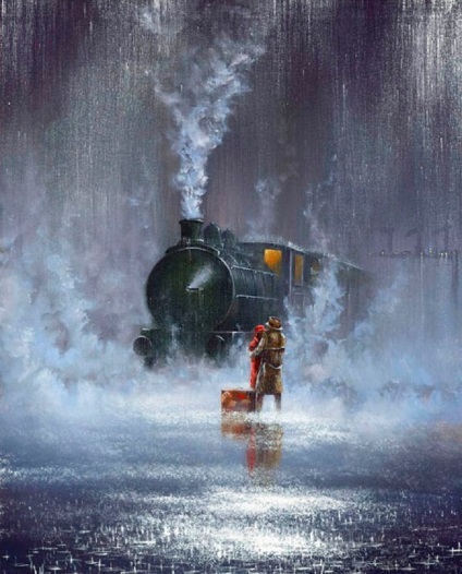 Tablouri de ploaie de la Jeff Roland, lumea artei contemporane