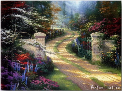 Poze ale lui Thomas kinkade (thomas kinkade)