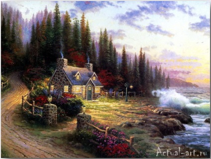 Poze ale lui Thomas kinkade (thomas kinkade)