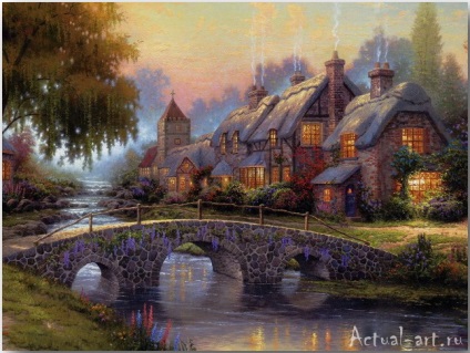 Poze ale lui Thomas kinkade (thomas kinkade)