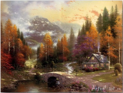 Poze ale lui Thomas kinkade (thomas kinkade)