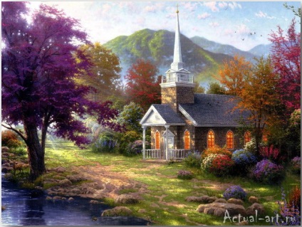 Poze ale lui Thomas kinkade (thomas kinkade)