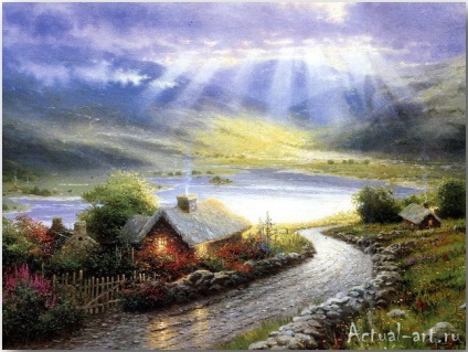 Poze ale lui Thomas kinkade (thomas kinkade)