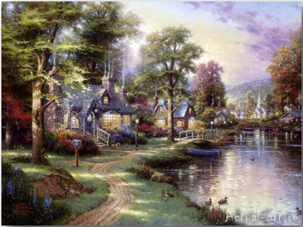 Poze ale lui Thomas kinkade (thomas kinkade)