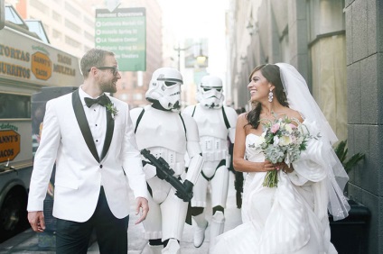 Nunta creativa cu sabi si stormtroopers, creu