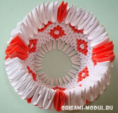 Swan origami modular