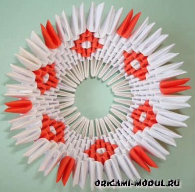 Swan origami modular