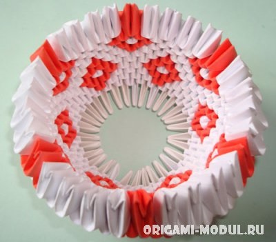 Swan origami modular