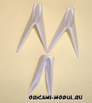 Swan origami modular