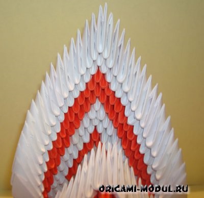 Swan origami modular