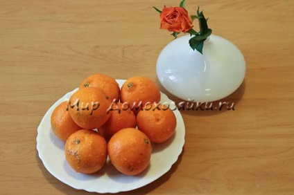 Tortul de mandarin - starea de spirit portocaliu, lumea gospodinelor