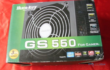 Revizuirea și testele huntkey gs550 450w