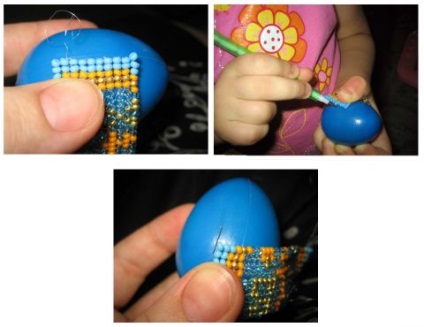 Weaving tojások a kézi szövés technikájában, minden a gyöngyökről és a gyöngyökről