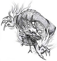 Ops dragon in tatuaje tatuaje schițe