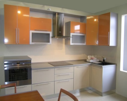 Bucătărie Orange în interior (48 fotografii) cum să combine setul de bucătărie portocaliu cu alte