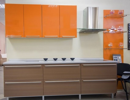 Bucătărie Orange în interior (48 fotografii) cum să combine setul de bucătărie portocaliu cu alte