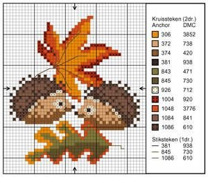 Timpul de toamnă 45 de scheme simple pentru broderie - târg de maeștri - manual, manual