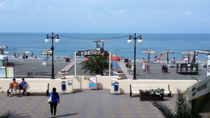 Plaje Sochi fotografii și recenzii - Plaja Riviera